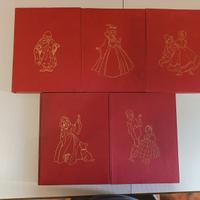 5 volumi della serie di Oz scritta da L.Frank Baum