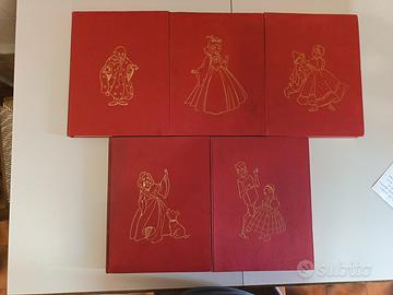 5 volumi della serie di Oz scritta da L.Frank Baum