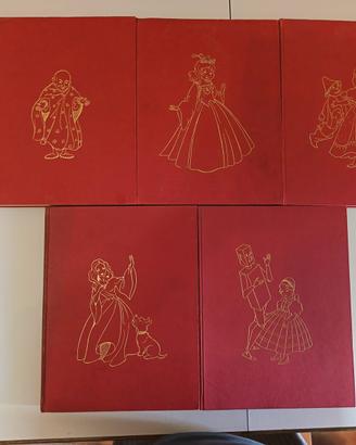5 volumi della serie di Oz scritta da L.Frank Baum