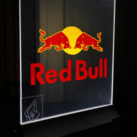 Insegna luminosa LED Red Bull 31x25 cm – plexiglas
