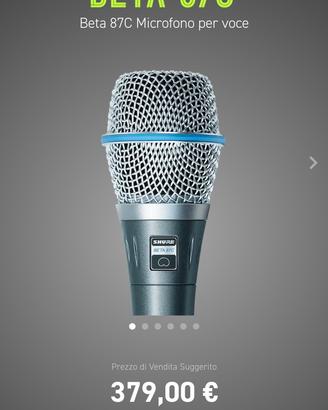 Microfono Shure Beta 87C