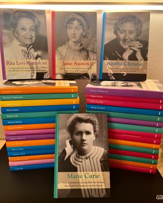 Collana completa 34 Libri Grandi Donne