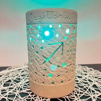 Lampada con incisione segno zodiacale, Sagittario
