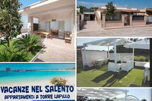 Appartamento Torre Lapillo fino 8 posti letto