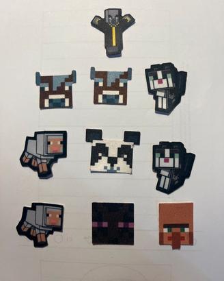 Toppe adesive Minecraft Conad 2025