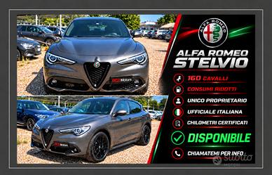 Alfa Romeo Stelvio 2022 160cv KM ORIGINALI