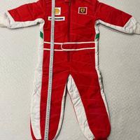 Costume carnevale tuta meccanico di Formula 1 per