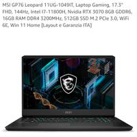 Msi GP76 Leopard mod. 2022