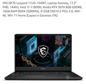 Msi GP76 Leopard mod. 2022
