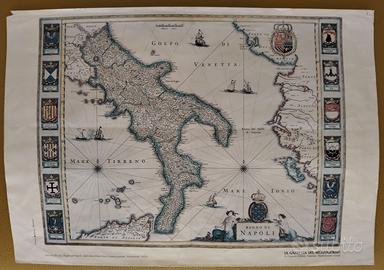 Cartina Regno di Napoli