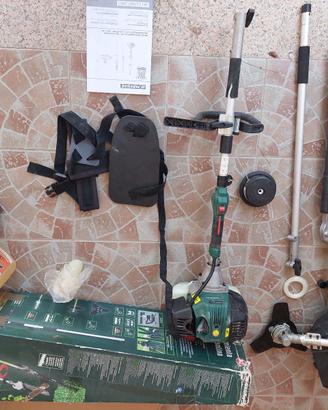 Mutiattrezzo Parkside 4 in 1 a MOTORE+taniche olio