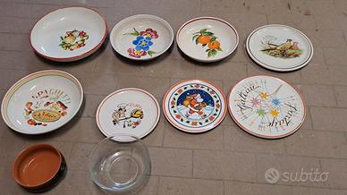 10 piatti da portata tutti in blocco