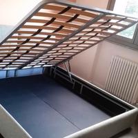 Letto matrimoniale con contenitore, 160 x 200 cm