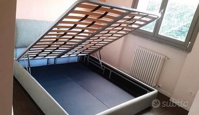Letto matrimoniale con contenitore, 160 x 200 cm