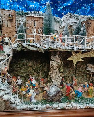 presepe fatto a mano 