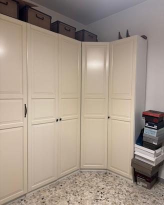 Moduli singoli 50 cm e angolare Armadio Ikea Pax