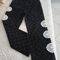 Jeans Redial fantasia logo colore antracite.