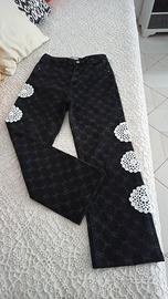 Jeans Redial fantasia logo colore antracite.