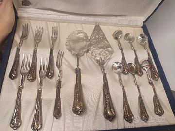 Set posate dolce Argento 800/000