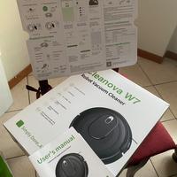 Robot aspira-lava pavimenti con accessori