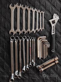 Chiavi poligonali forchetta brugole rullino 