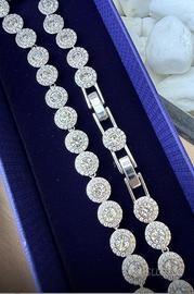 Collana Swarovski argento