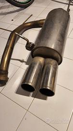 Scarico Ragazzon inox doppia uscita per benzina