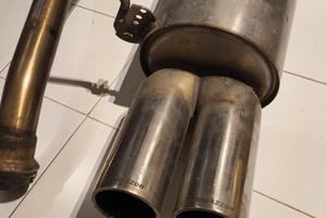 Scarico Ragazzon inox doppia uscita per benzina