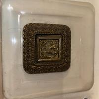 Placche ottone 2 pulsanti