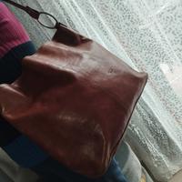 alt. 33, larg.40, prof. 13 borsa di cuoio 