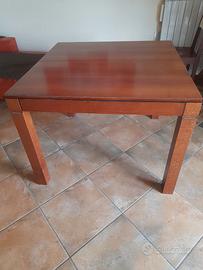 tavolo con prolunga interna e mobile basso portatv