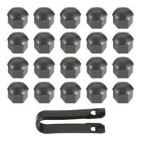 Set 20 tappi grigi coprivite 19 mm