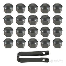 Set 20 tappi grigi coprivite 19 mm