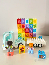 Camion dell’alfabeto Lego Duplo Set 10421 completo