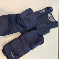 Tuta sci bimbi unisex  blu marca Columbia  8 anni