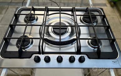 Piano cottura Rex Electrolux 5 fuochi usato