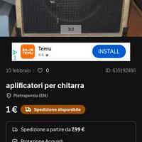 3 amplificatori per chitarra 