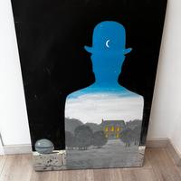 Quadro arte  riproduzione su tela 100 per 68 cm