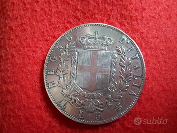 monete da 5 lire argento