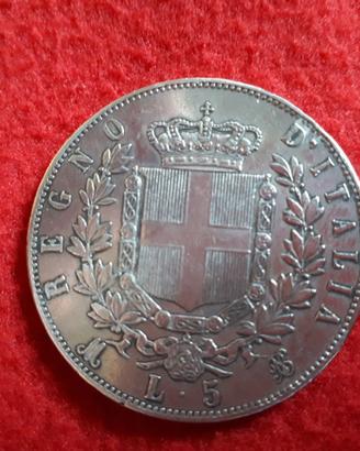 monete da 5 lire argento