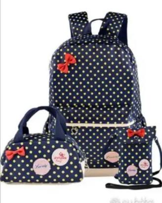 Set zaino per tempo libero bambina