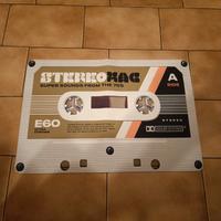 Tappeto antiscivolo musicassetta anni 80