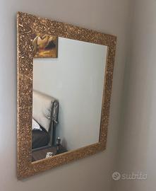 ULTIMO SPECCHIO CON CORNICE ORO DA EXPO