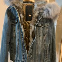 Giubbotto jeans imbottito Canadian Wolf