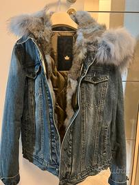 Giubbotto jeans imbottito Canadian Wolf