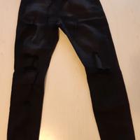 Pantaloni Jeans neri con strappi