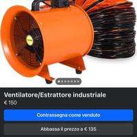 Ventilatore/estrattore professionale