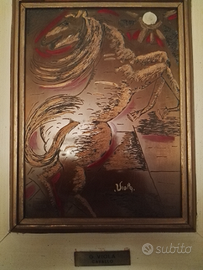 Opera di Giuseppe Viola su lastra d'argento