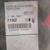 4 cuffie scatola sterzo fiat punto