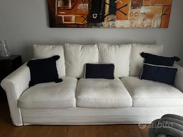 Gronlid Ikea divano 3 posti bianco